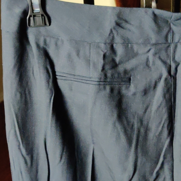 Classiques Entier Navy Flare Leg Suit Pants - Picture 7 of 8